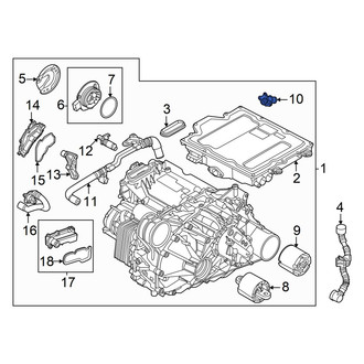 Audi OE - Drive Motor Inverter Coolant Line Adapter