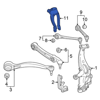 Audi OE - Front Right Suspension Strut Fork