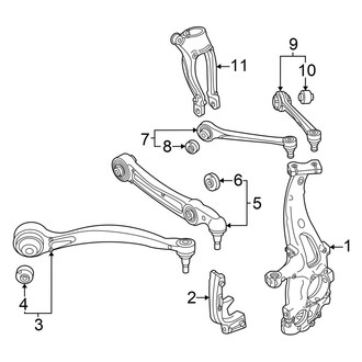 Audi OE - Front Suspension - Suspension Components