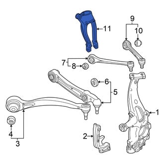 Audi OE - Front Left Suspension Strut Fork