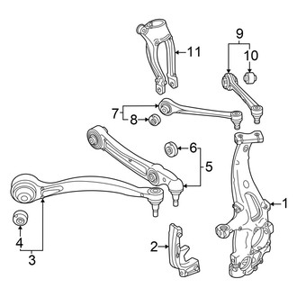Audi OE - Front Suspension - Suspension Components