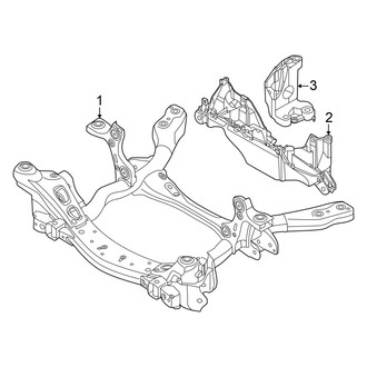 Audi OE - Front Suspension - Suspension Mounting