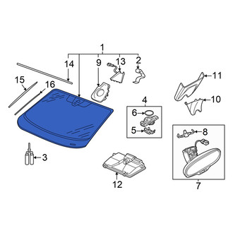 Audi OE - Front Windshield