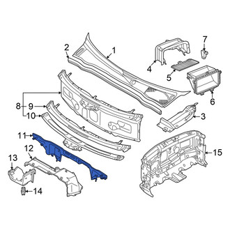 Audi OE - Front Upper Firewall