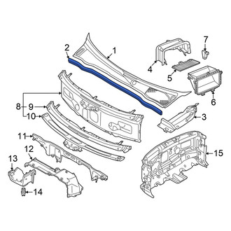 Audi OE - Cowl Cover Seal
