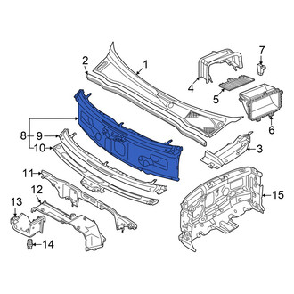 Audi OE - Front Cowl Panel