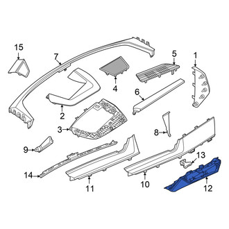 Audi OE - Upper Instrument Panel Trim Panel