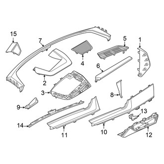Audi OE - Instrument Panel Components