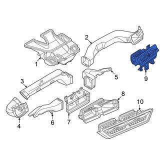 Audi OE - Front Left Dashboard Air Vent