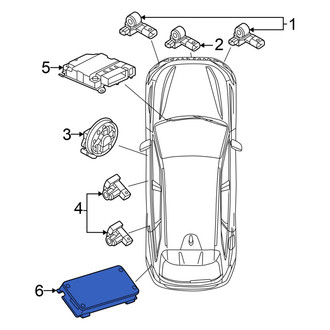 Audi OE - Rear Air Bag Control Module