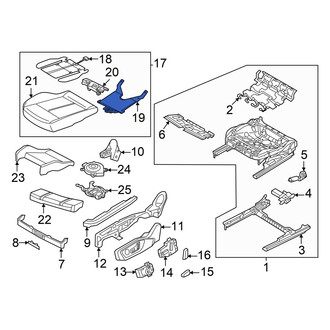 Audi OE - Front Right Air Bag Seat Sensor Mat
