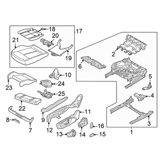 Audi OE - Front Right Air Bag Seat Sensor Mat