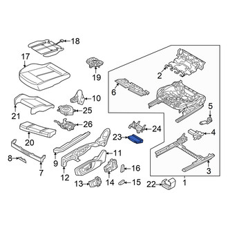 Audi OE - Front Right Power Seat Control Module