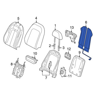 Audi OE - Front Left Upper Seat Heater Pad