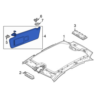Audi OE - Left Sun Visor