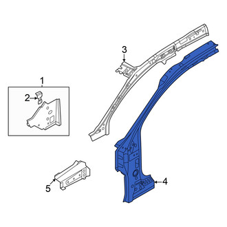 Audi OE - Left Outer Body A-Pillar