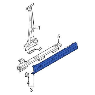 Audi OE - Left Rocker Panel Reinforcement