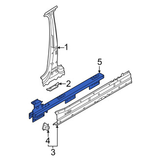 Audi OE - Left Inner Rocker Panel