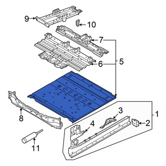 Audi OE - Front Floor Pan