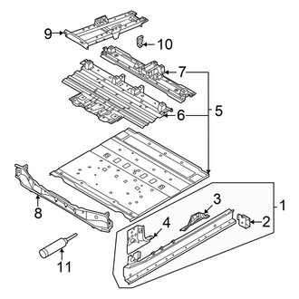 Audi OE - Pillars, Rocker & Floor - Floor
