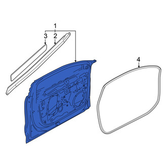 Audi OE - Front Left Door Shell