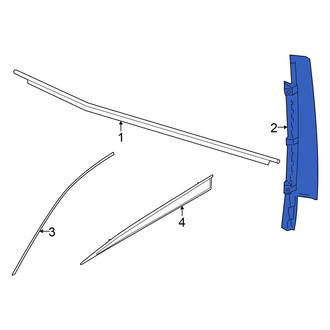 Audi OE - Front Left Door Applique