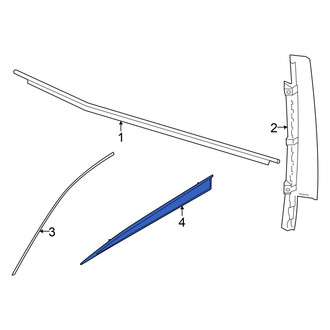 Audi OE - Front Left Door Molding