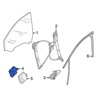 Audi OE - Front Right Door Control Module