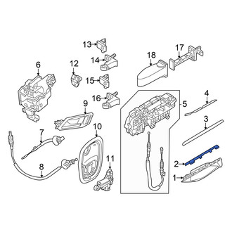 Audi OE - Front Right Door Panel Insert