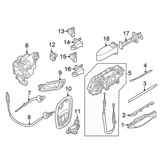 Audi OE - Front Door - Lock & Hardware