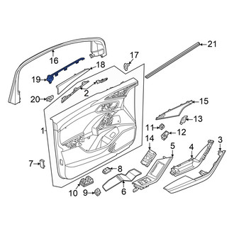 Audi OE - Front Right Upper Courtesy Light