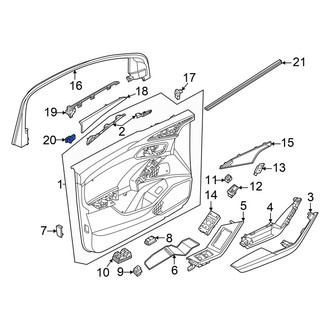 Audi OE - Front Left Courtesy Light