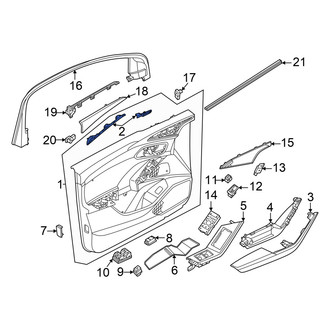 Audi OE - Front Right Upper Courtesy Light