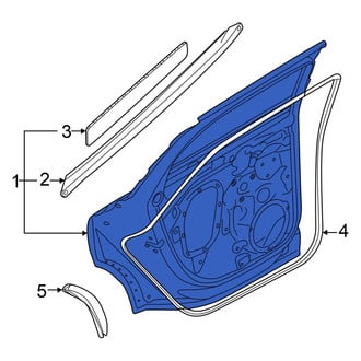 Audi OE - Rear Left Door Shell
