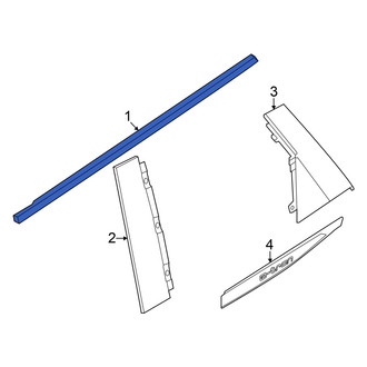 Audi OE - Front Right Door Belt Molding