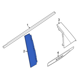Audi OE - Rear Left Forward Door Applique
