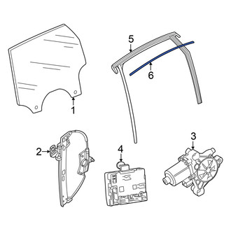 Audi OE - Front Left Door Reveal Molding