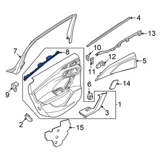 Audi OE - Rear Upper Courtesy Light