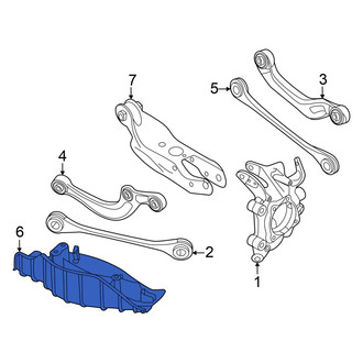 Audi OE - Rear Left Suspension Control Arm Cover
