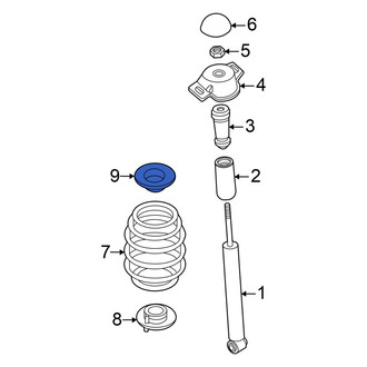 Audi OE - Rear Upper Coil Spring Insulator