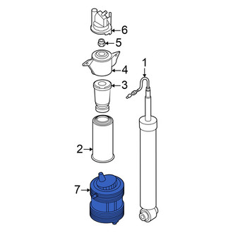 Audi OE - Rear Left Air Suspension Spring