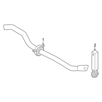 Audi OE - Rear Suspension - Stabilizer Bar & Components
