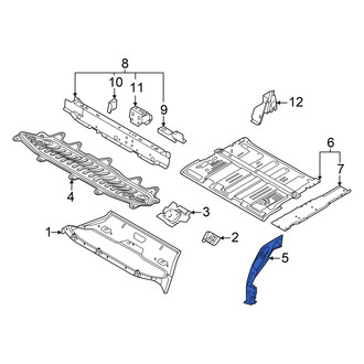Audi OE - Rear Left Floor Pan Reinforcement