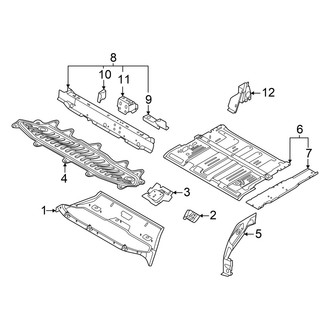 Audi OE - Rear Body & Floor - Floor & Rails (Floor Components, Upper)