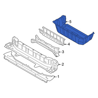 Audi OE - Rear Spare Tire Compartment