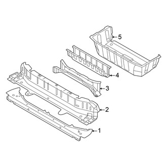 Audi OE - Rear Body & Floor - Floor & Rails (Floor Components, Lower)