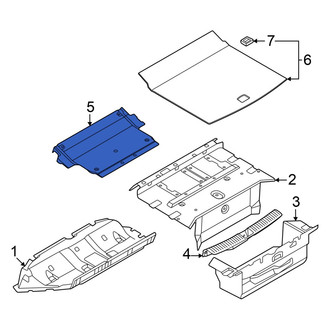 Audi OE - Rear Floor Cover Panel