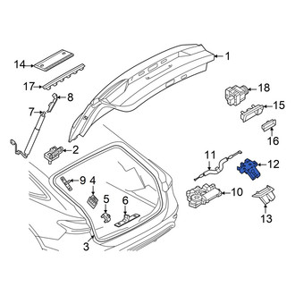 Audi OE - Rear Liftgate Latch
