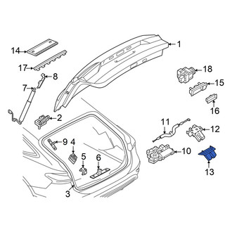 Audi OE - Liftgate Latch Cover