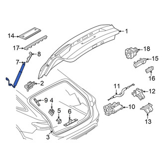 Audi OE - Rear Liftgate Lift Support